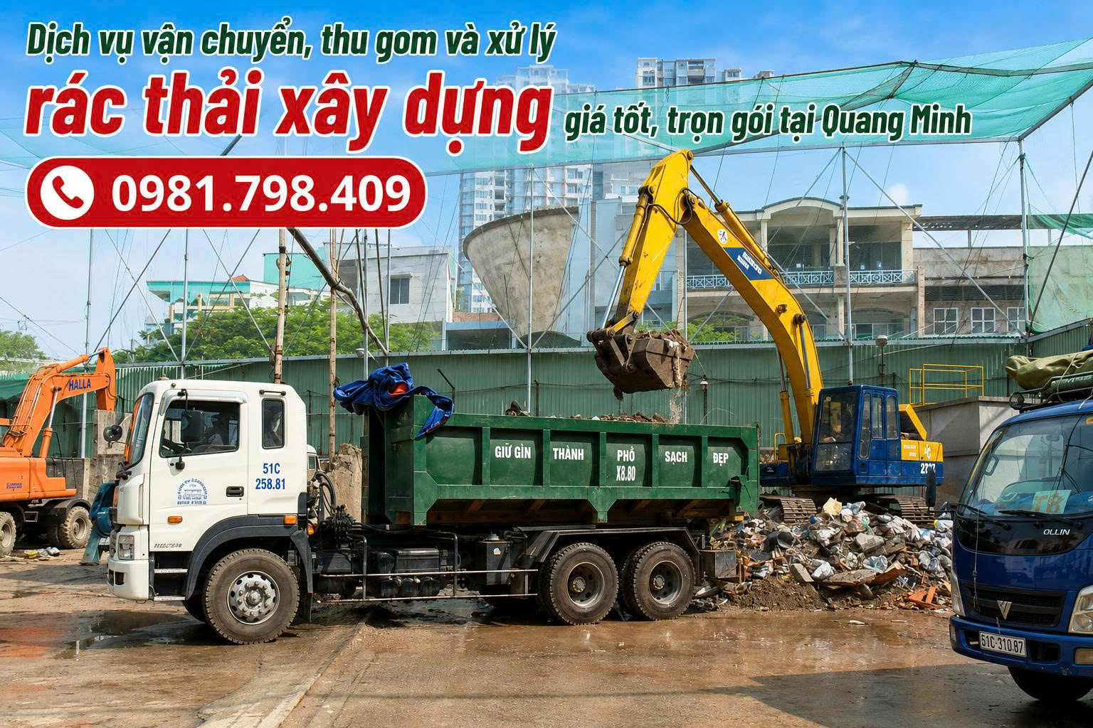 Rác thải xây dựng là gì? Giá vận chuyển, thu gom TPHCM 2026 28 Rác thải xây dựng là gì? Giá vận chuyển, thu gom TPHCM 2026