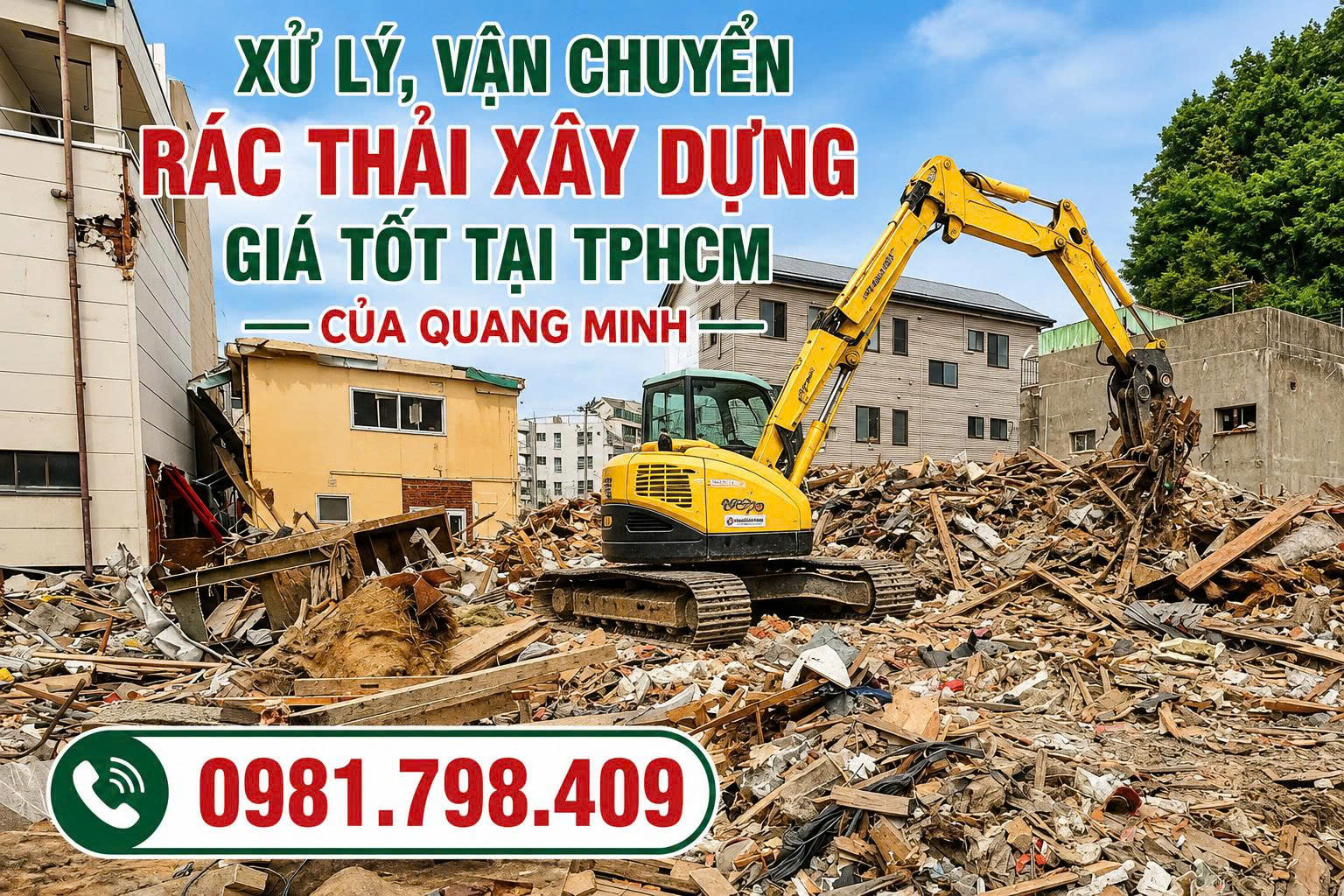 Rác thải xây dựng là gì? Giá vận chuyển, thu gom TPHCM 2026 23 rác thải xây dựng