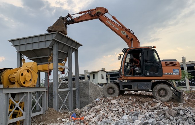 dịch vụ vận chuyển rác thải xây dựng