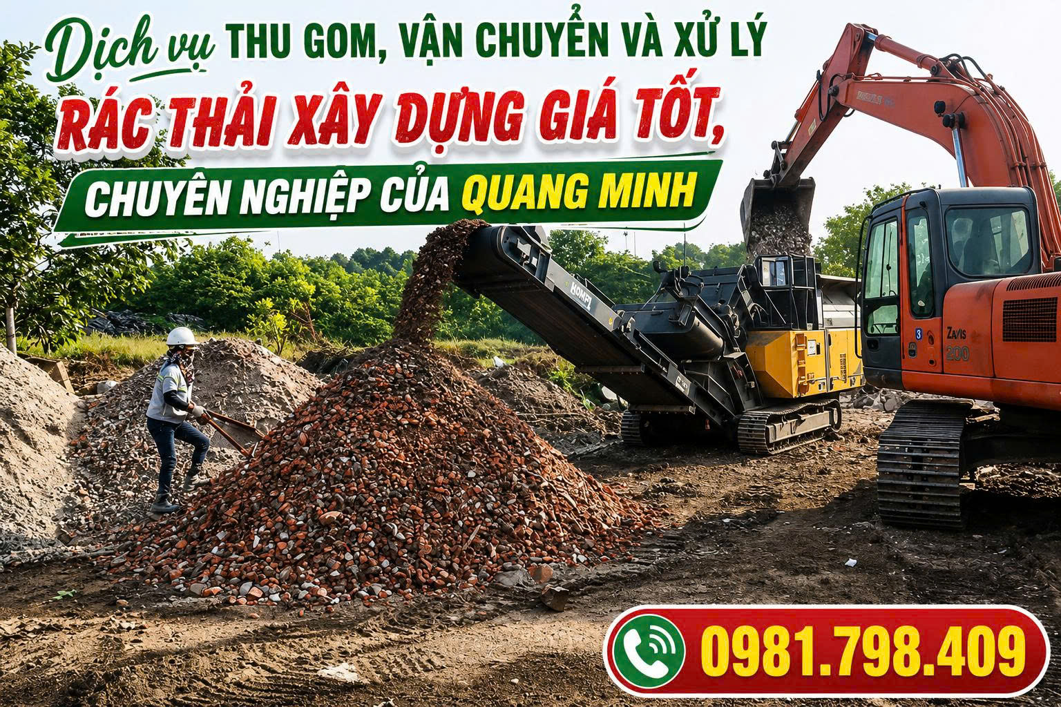 Rác thải xây dựng là gì? Giá vận chuyển, thu gom TPHCM 2026 6 rác thải xây dựng