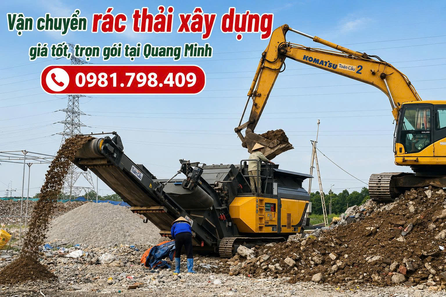 Rác thải xây dựng là gì? Giá vận chuyển, thu gom TPHCM 2026 24 Rác thải xây dựng là gì? Giá vận chuyển, thu gom TPHCM 2026