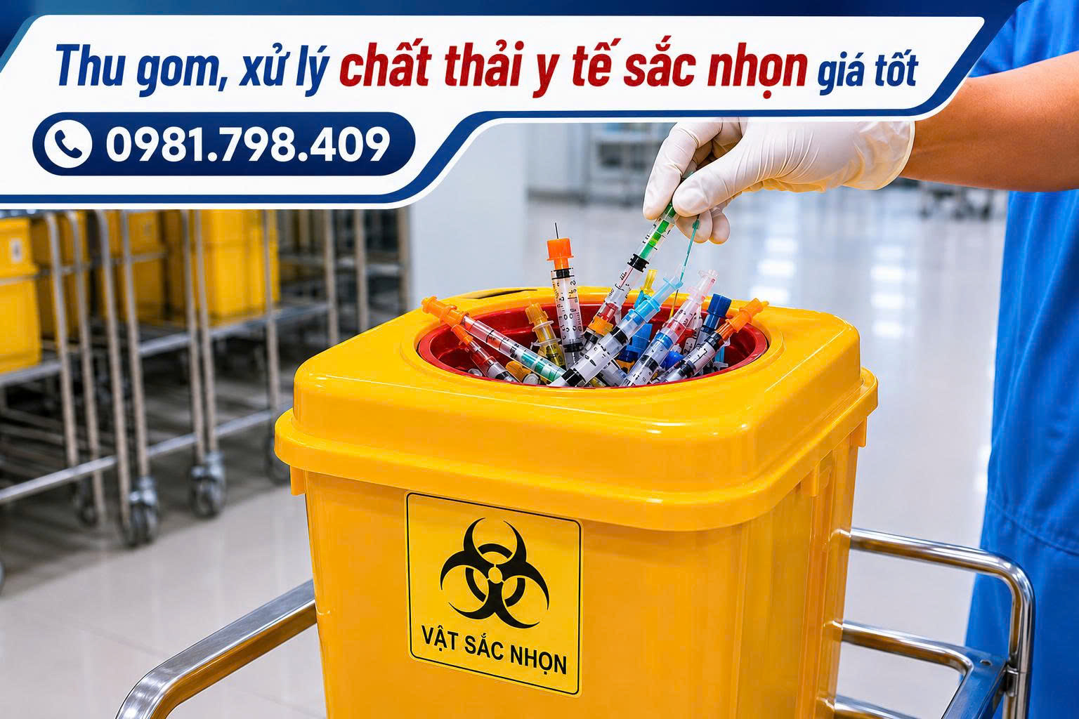 Chất thải y tế là gì? Giá thu gom, xử lý rác y tế TPHCM 2026 8 rác thải y tế