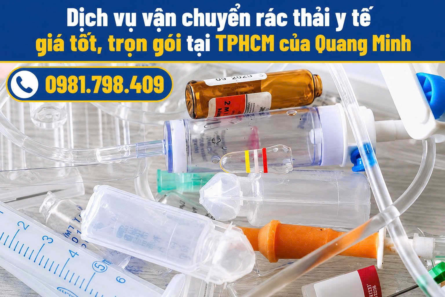 Chất thải y tế là gì? Giá thu gom, xử lý rác y tế TPHCM 2026 27 rác thải y tế