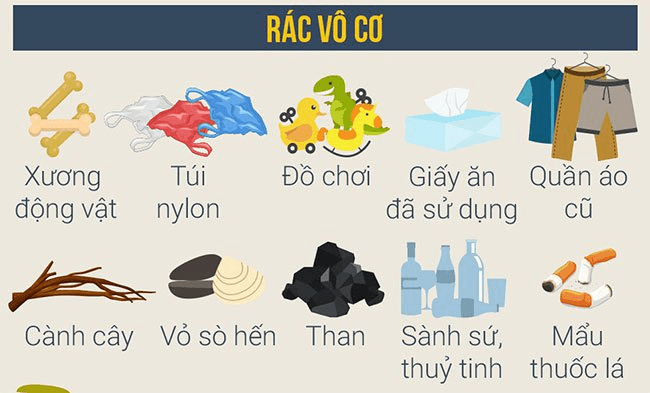 rác thải vô cơ