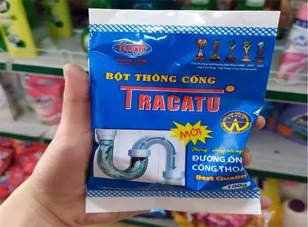 cách sử dụng bột thông cống