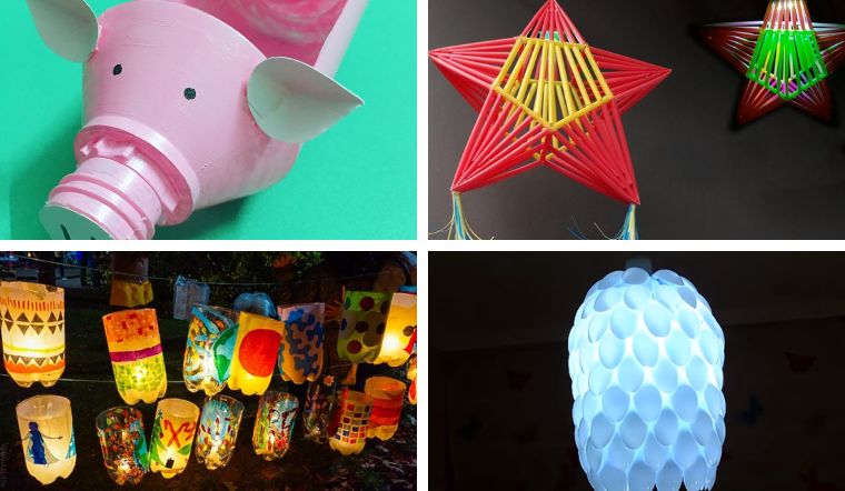 cách làm đèn trung thu bằng đồ tái chế
