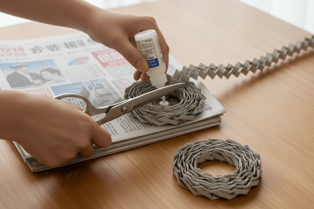 cách làm đồ tái chế bằng giấy a4