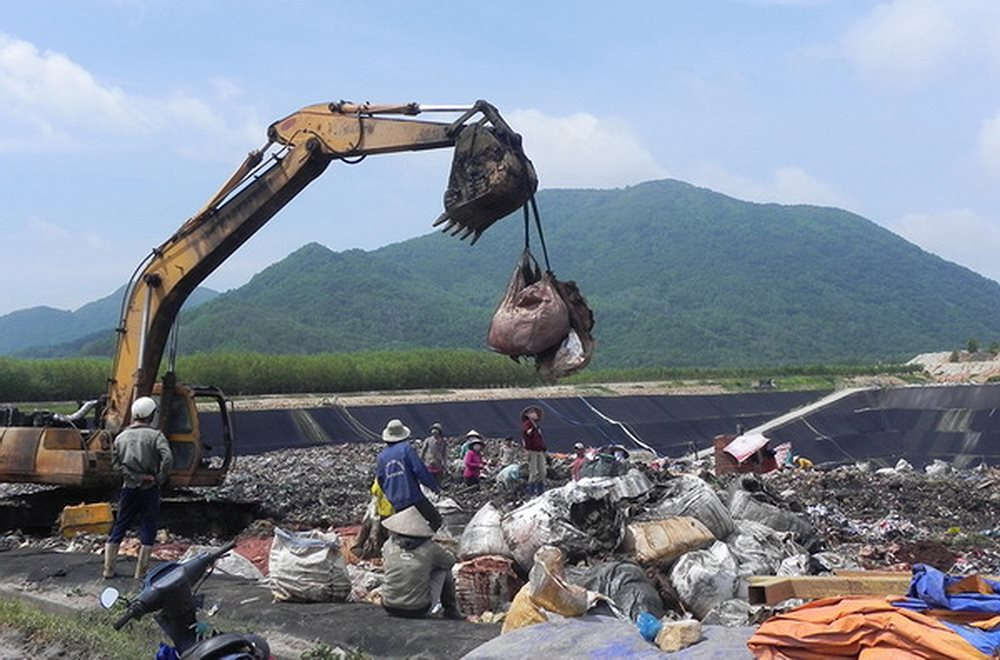 khu xử lý chất thải tóc tiên