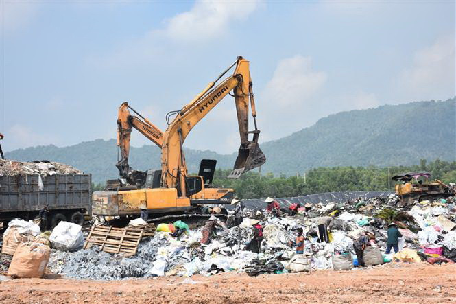 khu xử lý chất thải tóc tiên