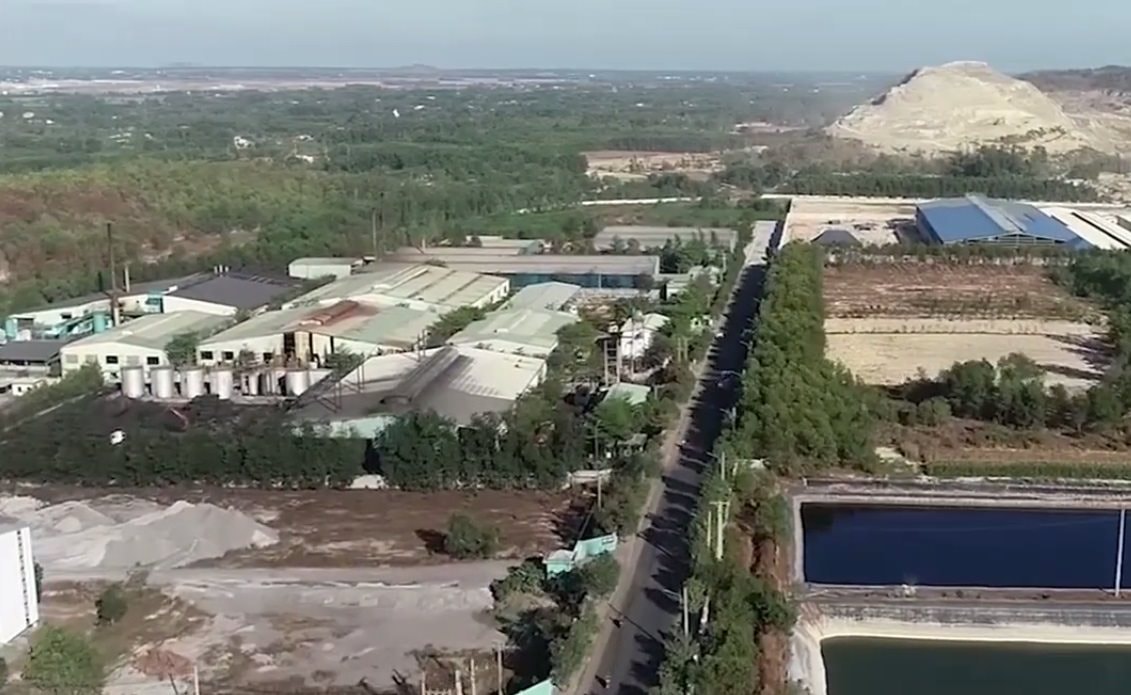 khu xử lý chất thải tóc tiên