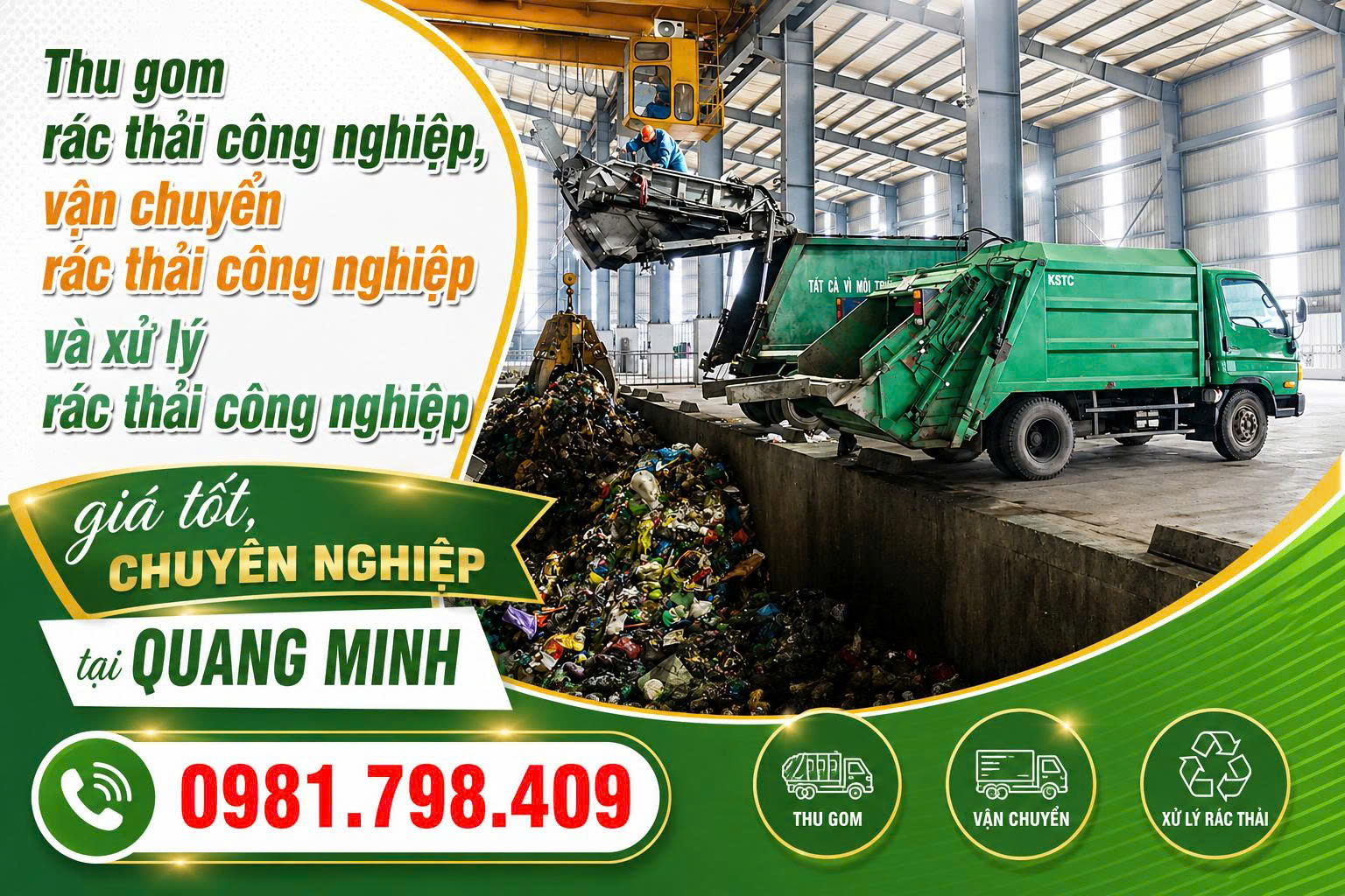 Home 128 xử lý rác thải công nghiệp