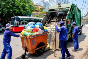 thu gom rác thải sinh hoạt Khánh Hòa
